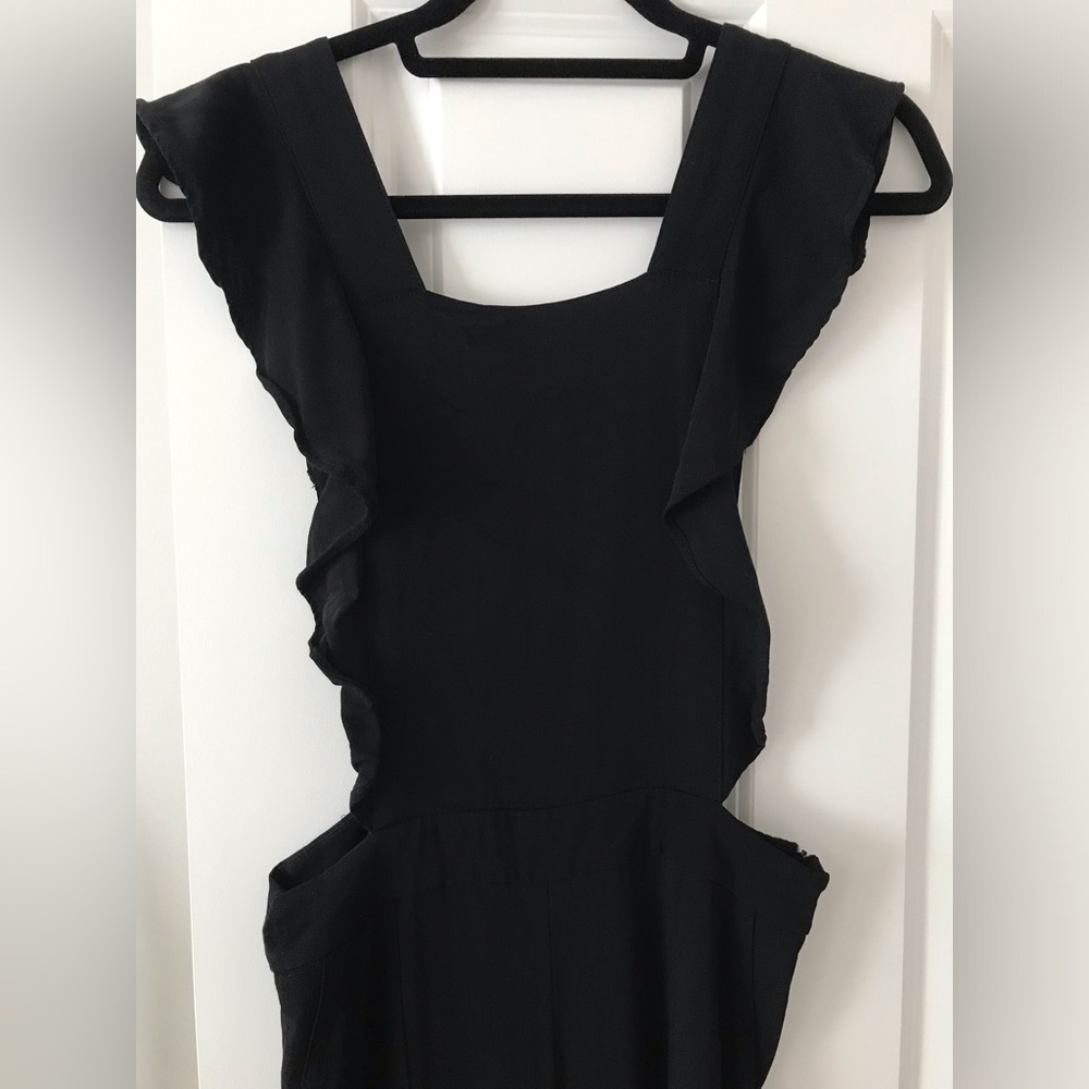 Zara Ruffle Detail Jumpsuit Overalls - Picture 2 of 11